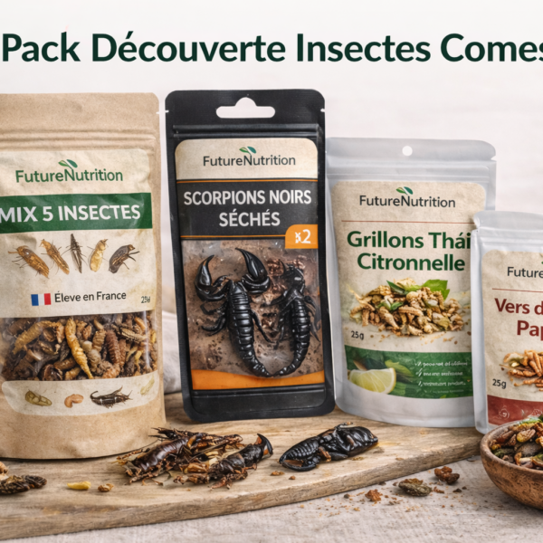 Pack Découverte Insectes Comestibles - FutureNutrition