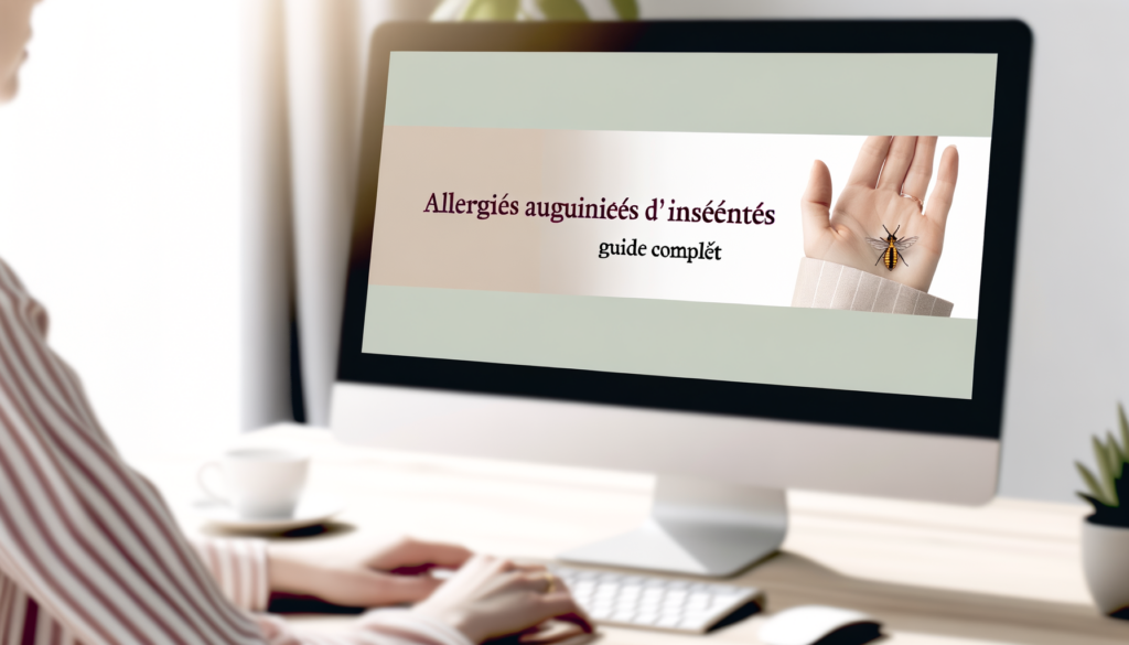 Allergies alimentaires et protéines d'insectes : guide complet