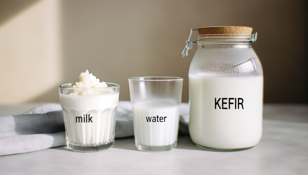 Kéfir de lait vs kéfir d'eau : lequel choisir ?