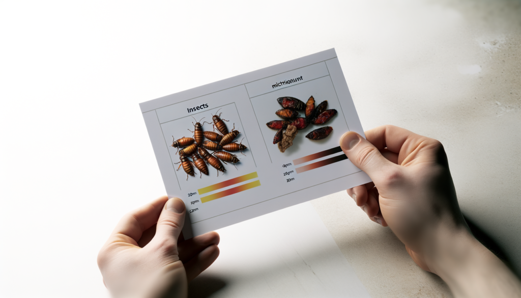 Micronutriments cachés : pourquoi les insectes surpassent la viande classique