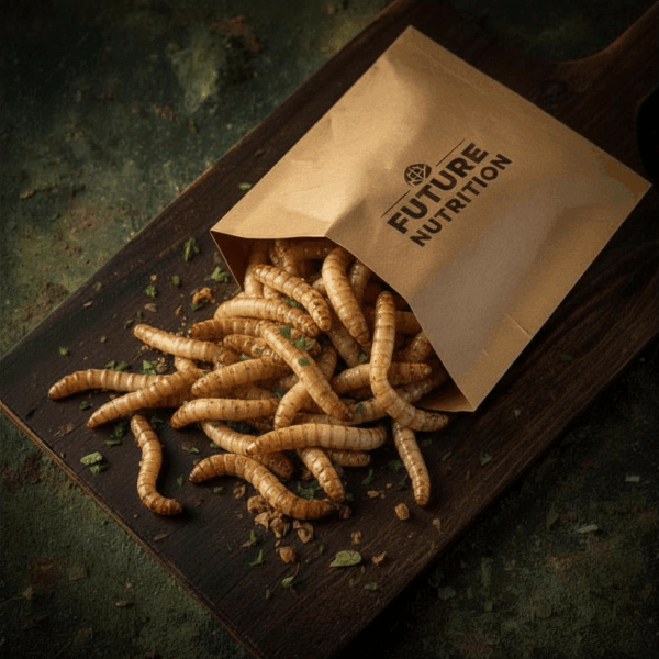 Vers géants morios comestibles ail et fines herbes - sachet apéritif