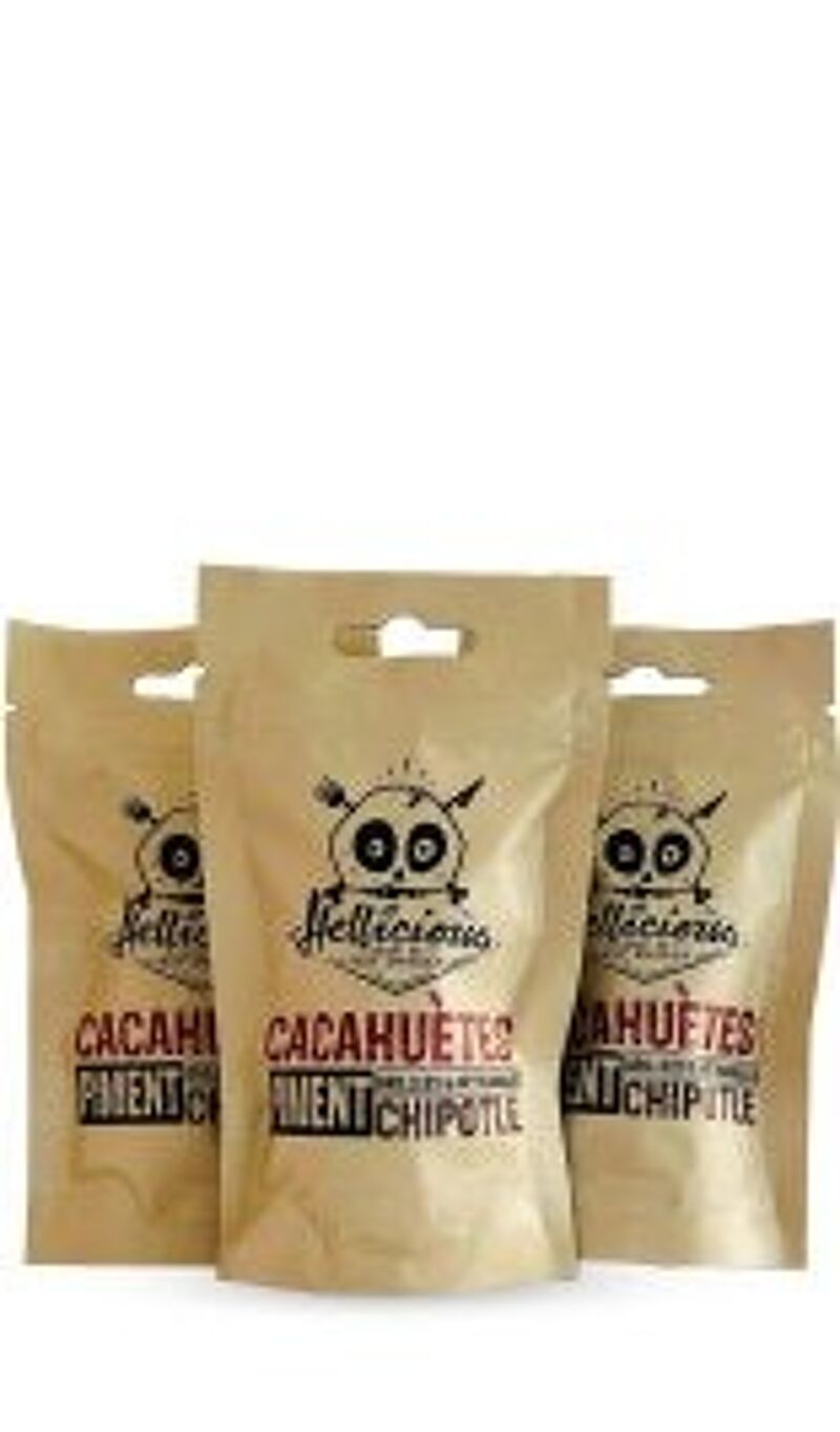 Cacahuètes pimentées chipotle Hellicious