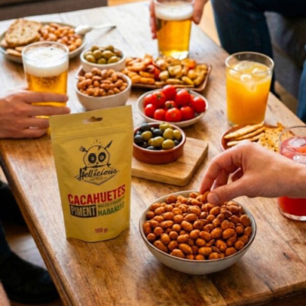 Cacahuètes pimentées habanero Hellicious ambiance apéro