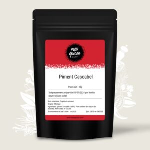 Piment Cascabel séché entier sachet