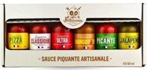 Coffret découverte 6 sauces piquantes Hellicious