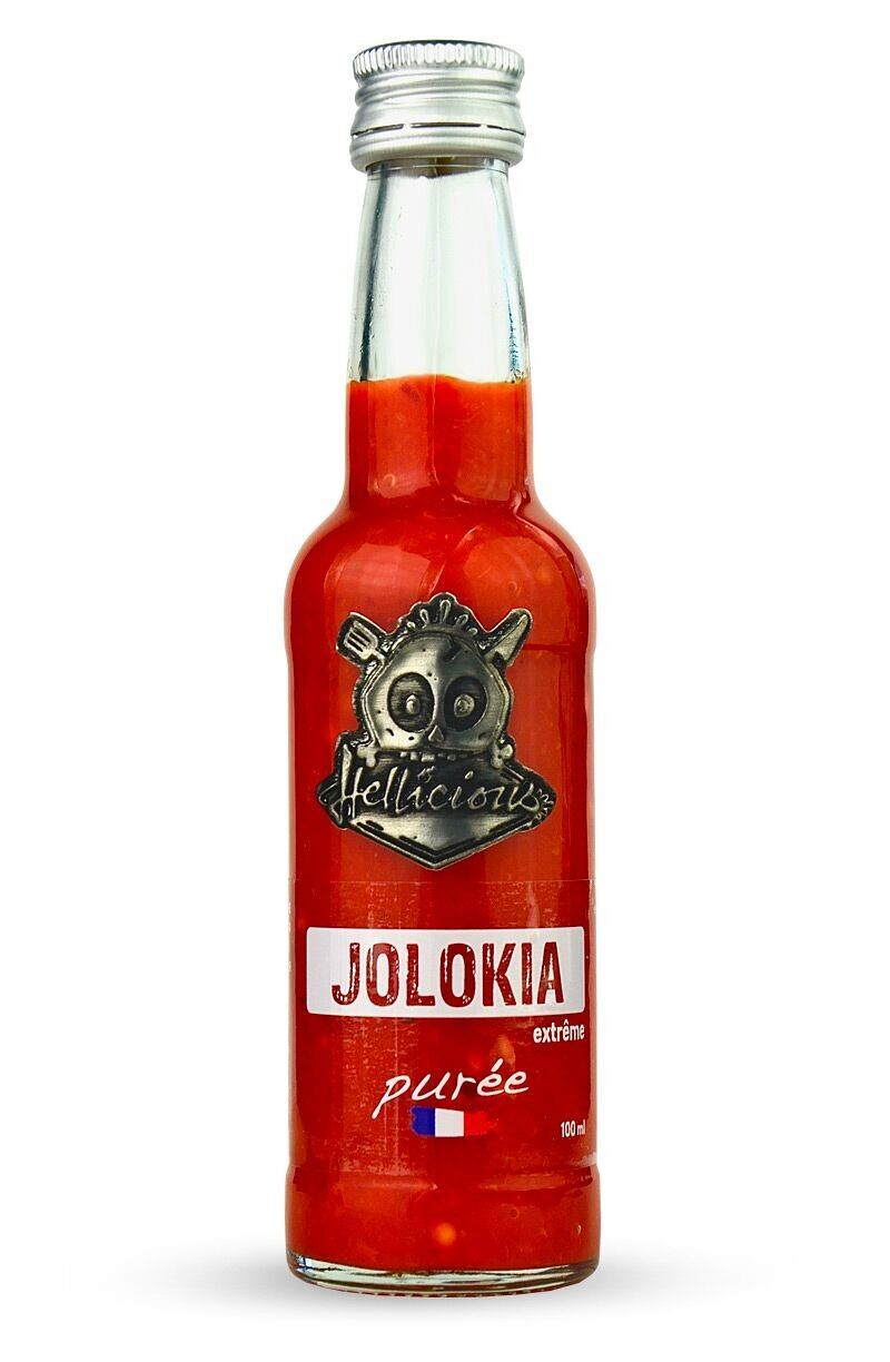 Purée de piment Jolokia Ghost Pepper Hellicious