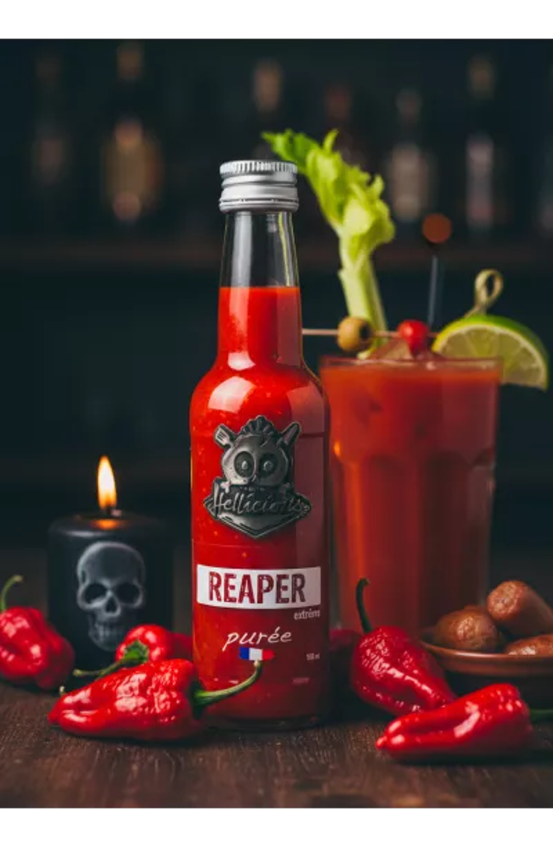 Purée carolina reaper Hellicious - vue détail