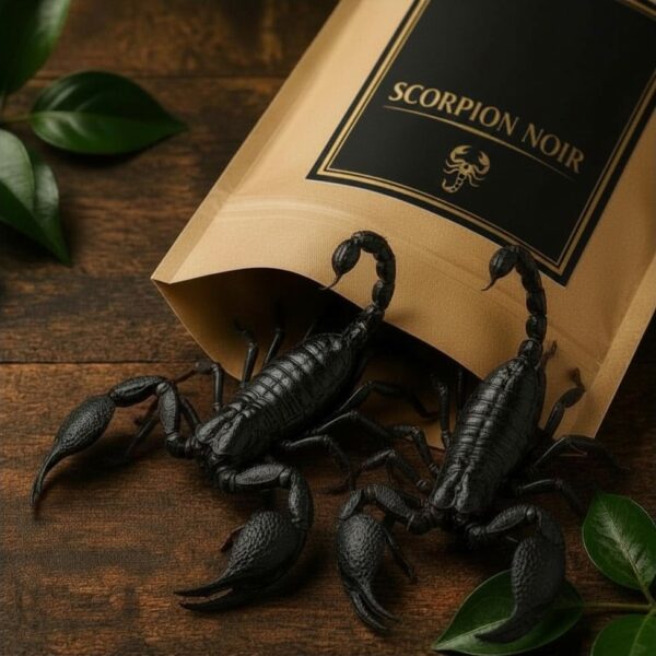 Scorpions noirs comestibles - Sachet premium FutureNutrition - Insecte comestible à manger
